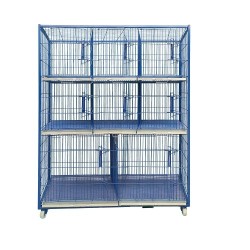 BATERIA DE 8 JAULAS P/HOSP.140X170X60CMS