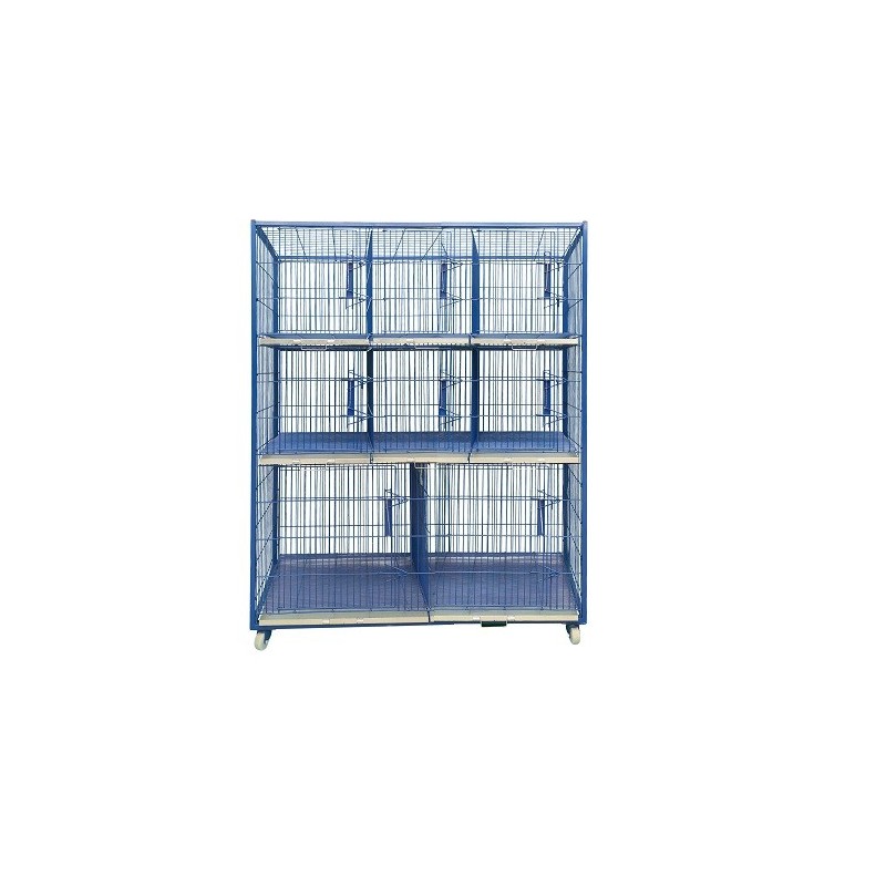BATERIA DE 8 JAULAS P/HOSP.140X170X60CMS