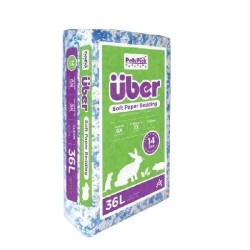 UBER BLUE/WHITE PAPER BEDDING 36L