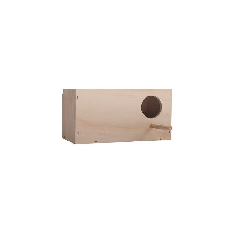 NIDO CHICO CAJA DE MADERA PARA FINCHE 20X11X11 CMS