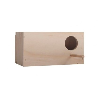 NIDO CHICO CAJA DE MADERA PARA FINCHE 20X11X11 CMS