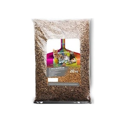 PELLET DE MADERA P/MASCOTAS 20KG