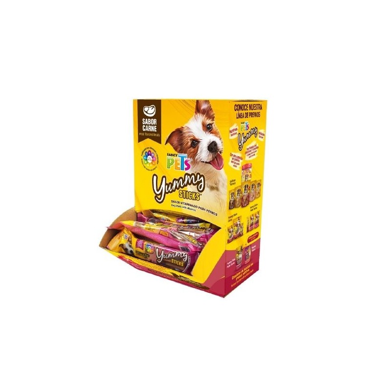 YUMMY STICKS CARNE 50 PIEZAS 1KG