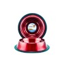 COMEDERO IMPORTADO ACERO INOX 24oz ROJO