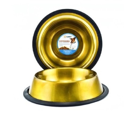 COMEDERO IMPORTADO ACERO INOX..96oz ORO