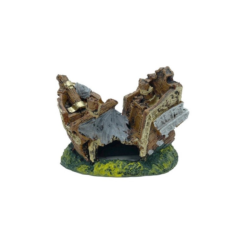 BARCO PARTIDO 13X10X8 CM.
