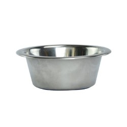 PLATO DE ACERO CON BASE ANTIDERRAPANTE 32 OZ (907 G)