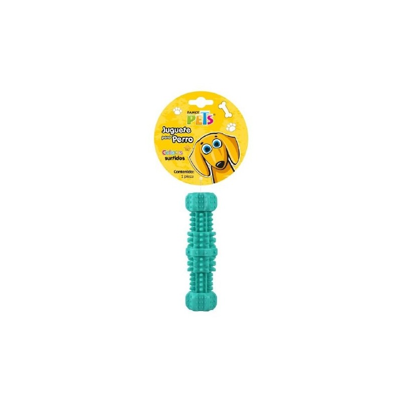 JUGUETE DE CAUCHO MANCUERNA PESADA SPIKY JUGUETE DE CAUCHO