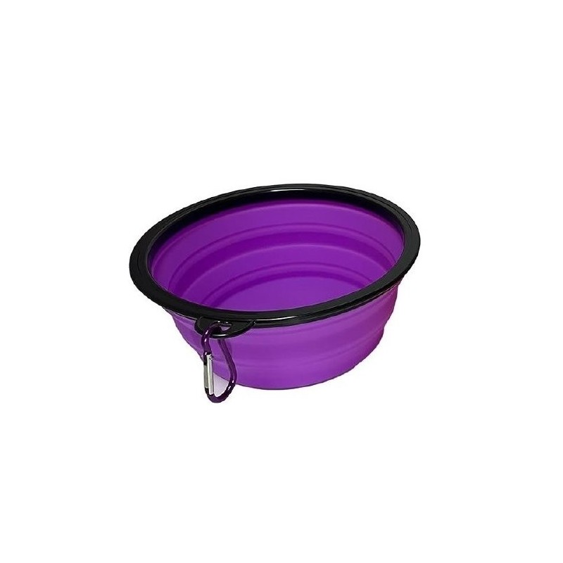 PLATO PLEGABLE CH P/VIAJE MORADO