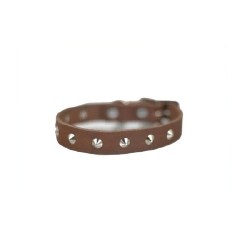 COLLAR PIEL GRABADO 1CM T10 PIEL