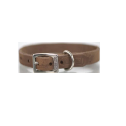 COLLAR PIEL GRABADO 1CM T14 PIEL