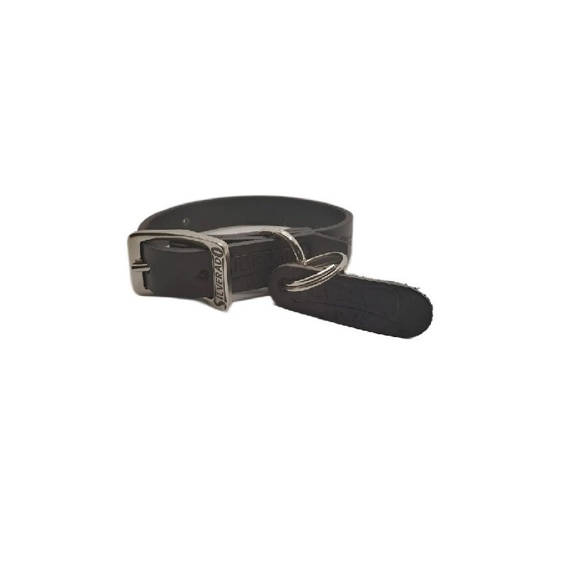 COLLAR PIEL GRABADO 2CM T12 30CM.