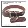 COLLAR PIEL GRABADO 2CM T18 45CM.