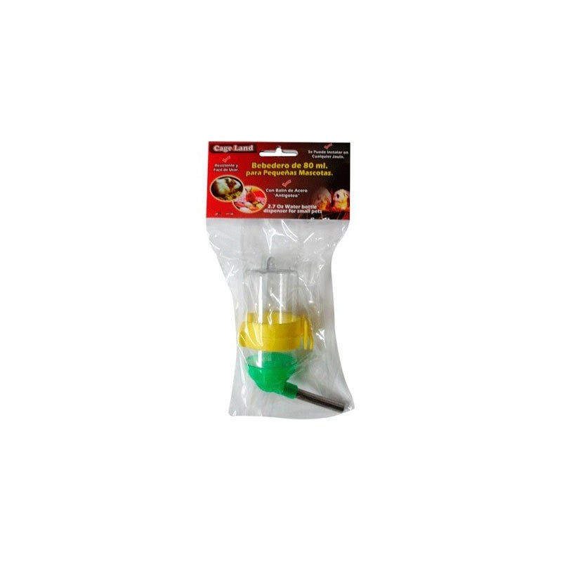 BEBEDERO P/HAMSTER IMPORTADO 80ML.