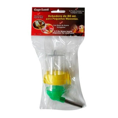 BEBEDERO P/HAMSTER IMPORTADO 80ML.