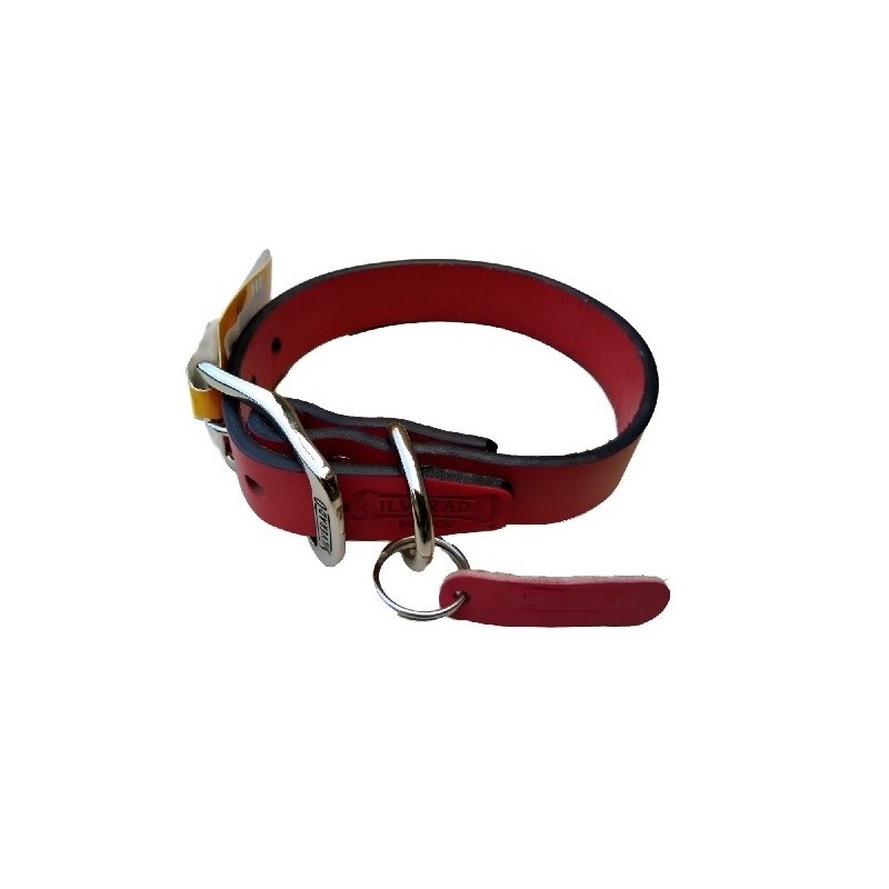 COLLAR PIEL GRABADO 3CM T22 55CM.