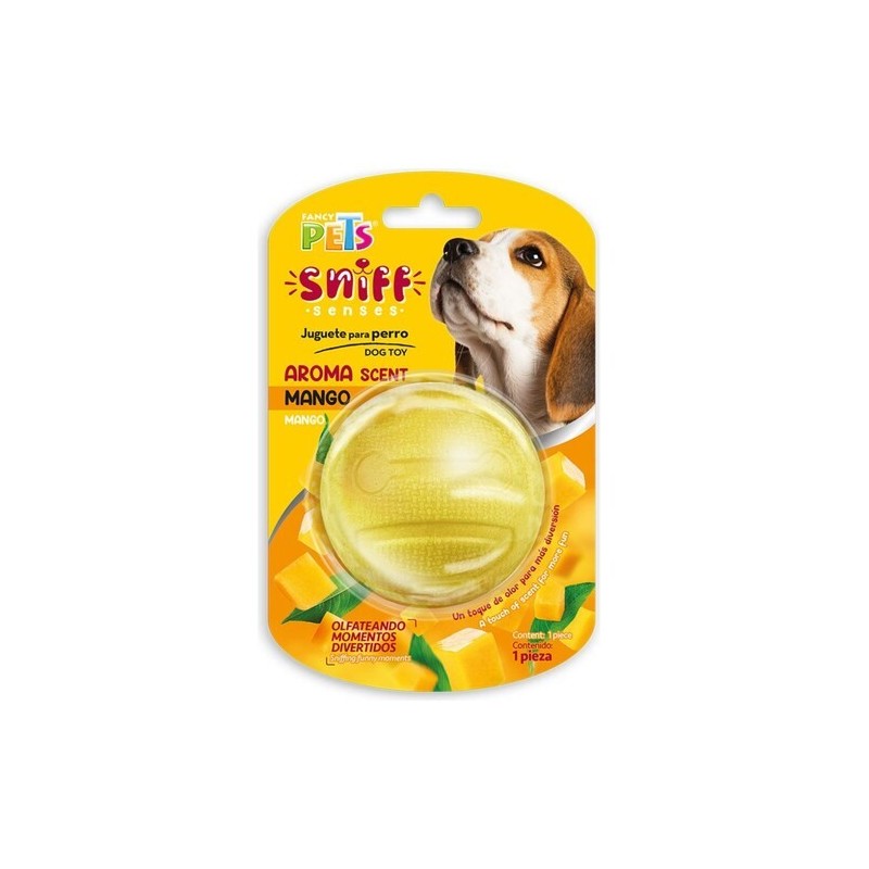 JUGUETE PELOTA C/AROMA MANGO SNIFF