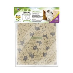 CUEVA DE PAPEL C/CATNIP P/GATO