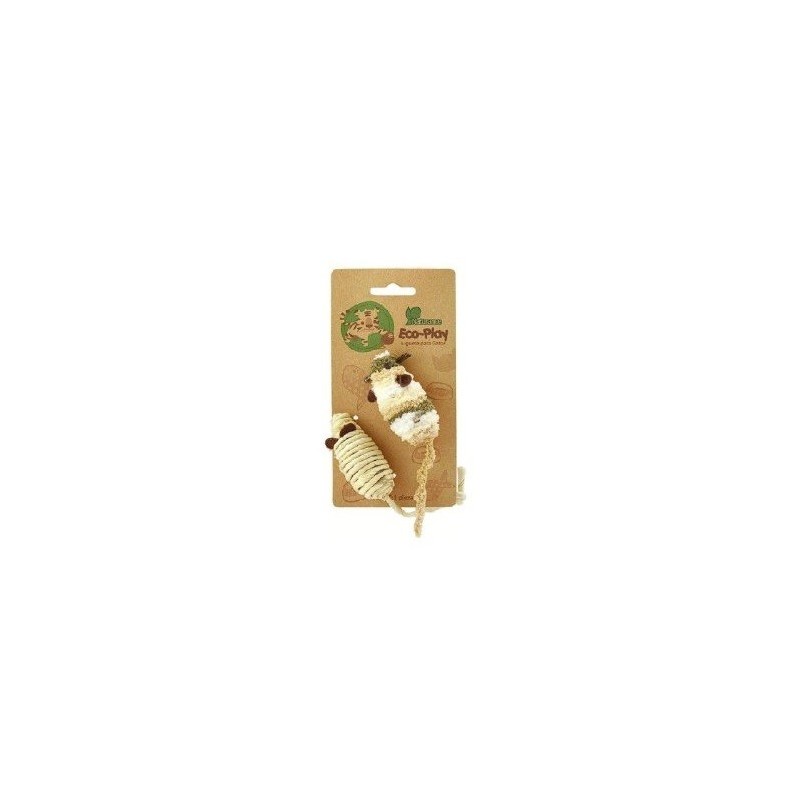 JUGUETE RATON ECOPLAY - 2 PZ