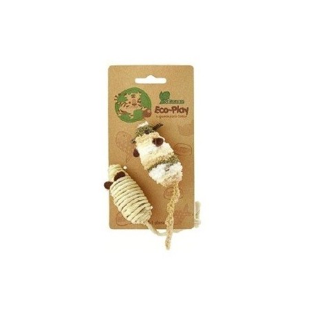JUGUETE RATON ECOPLAY - 2 PZ