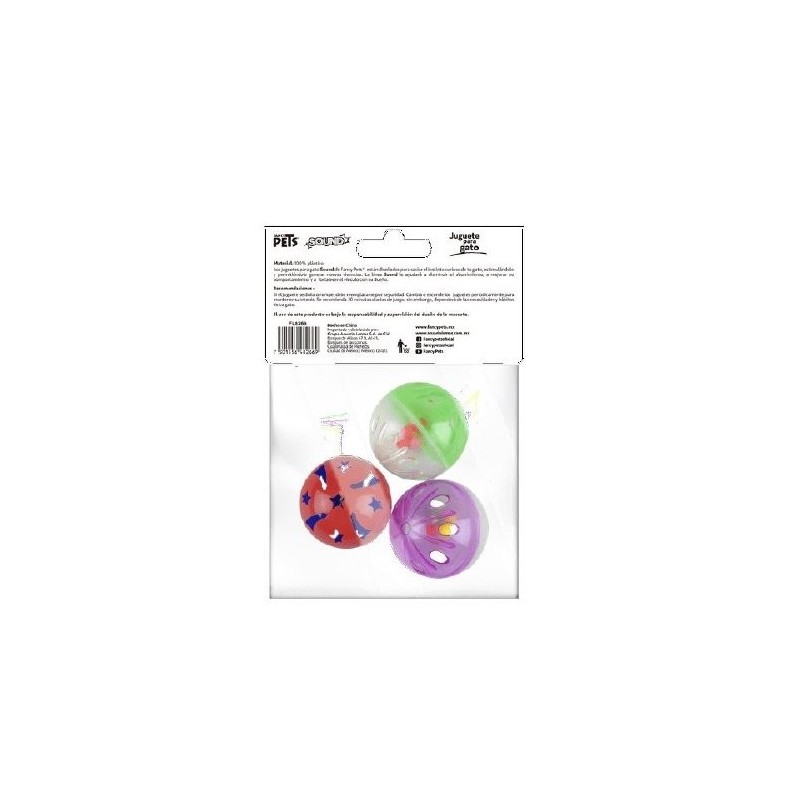 JUGUETE SET DE PELOTAS SOUND - 3 PZ