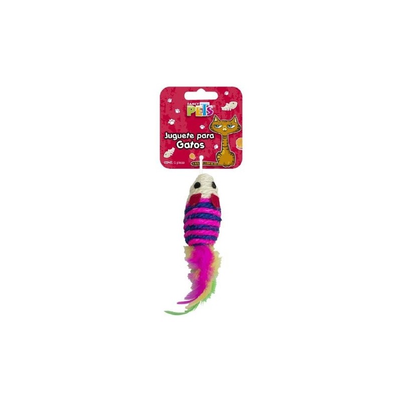 JUGUETE RATON C/PLUMAS