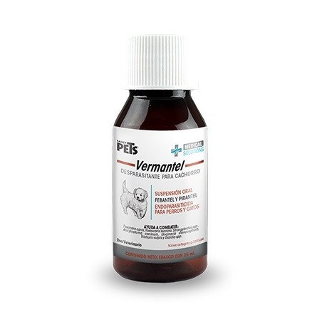 MS VERMANTEL DESPARASITANTE P/CACHORROS 25 ML