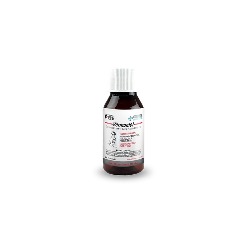 MS VERMANTEL DESPARASITANTE P/ADULTO 25 ML.