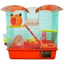 CASA P/HAMSTER C/BEB. 12X12 CM.