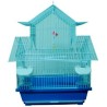 JAULA P/AVES 2 AGUAS 37X28X48 CM.
