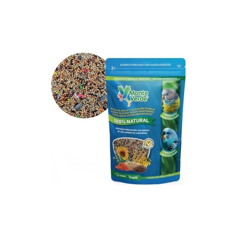 ALIMENTO MONTEVERDE PERIQUITOS 500g
