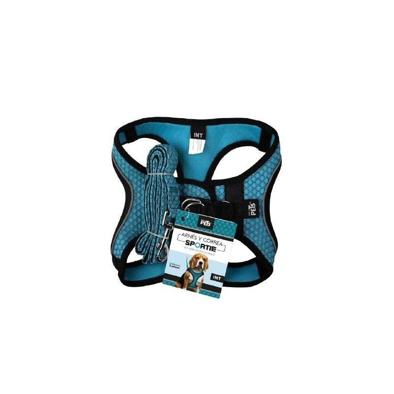 SET ARNES Y CORREA SPORTIE INT AZUL