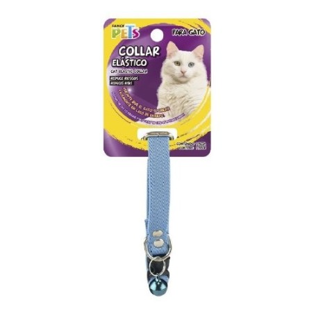 COLLAR ELASTICO C/CASCABEL P/GATO