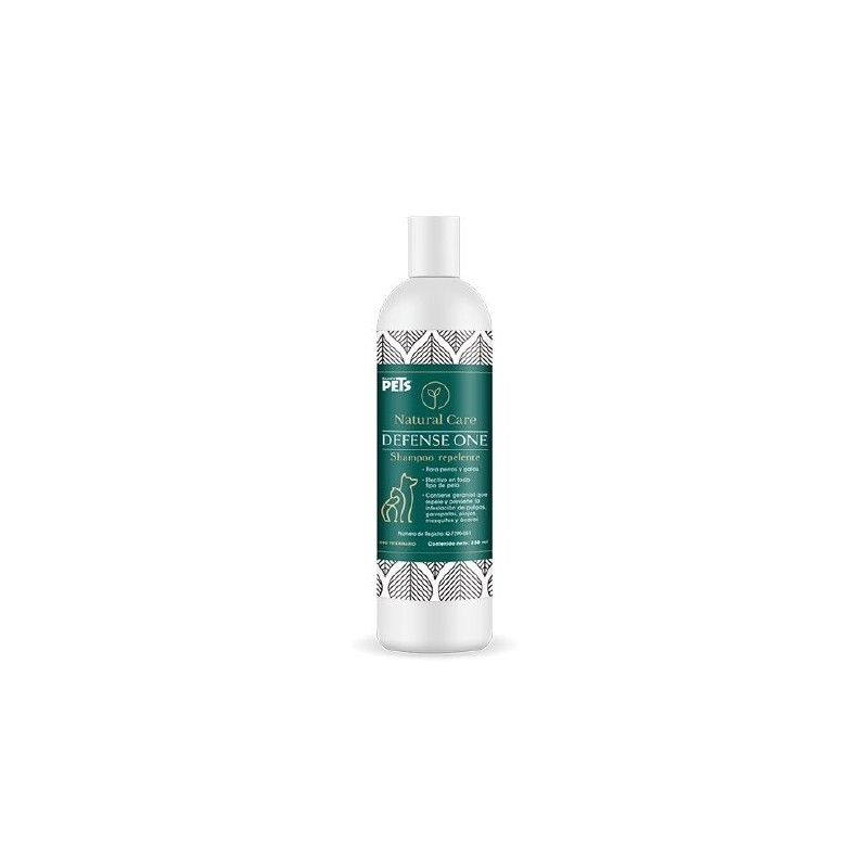 DEFENSE ONE SHAMPOO REPELENTE P/PERROS Y GATOS 250 ML