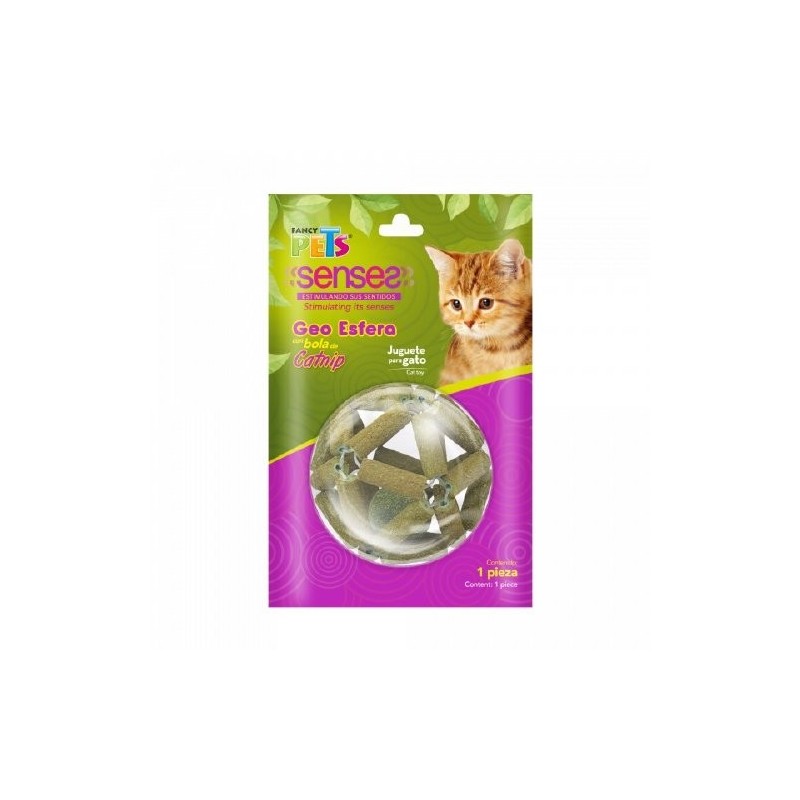 JUGUETE GEO ESFERA DE CATNIP