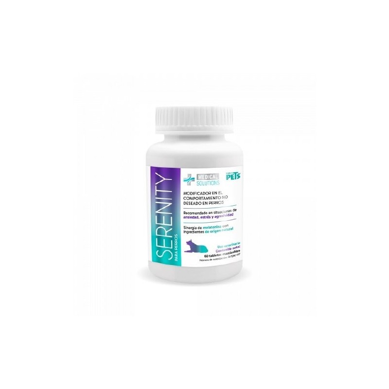 MS-SERENITY TABLETAS MASTICABLES P/PERROS 60TABS