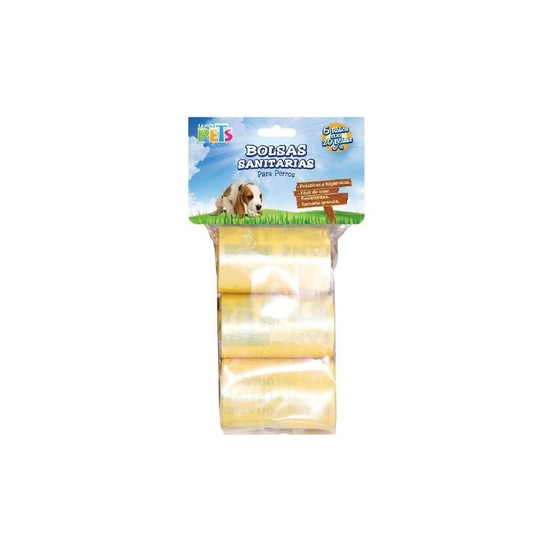 BOLSA PLAS P/RECOGER DES C/6 PZAS.