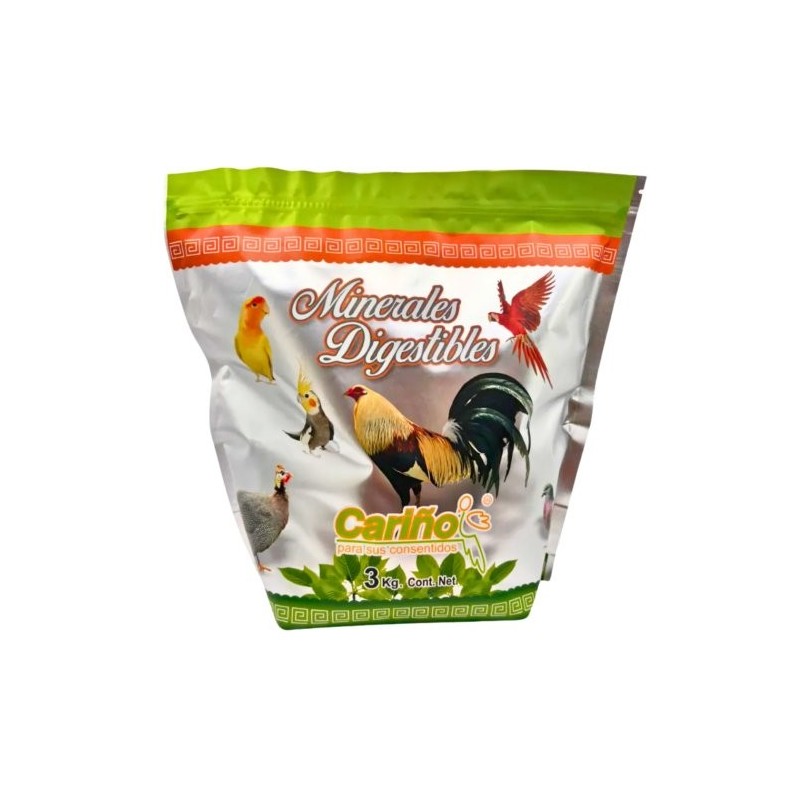 MINERALES DIGESTIBLES PARA AVES GRANDES 3KGS