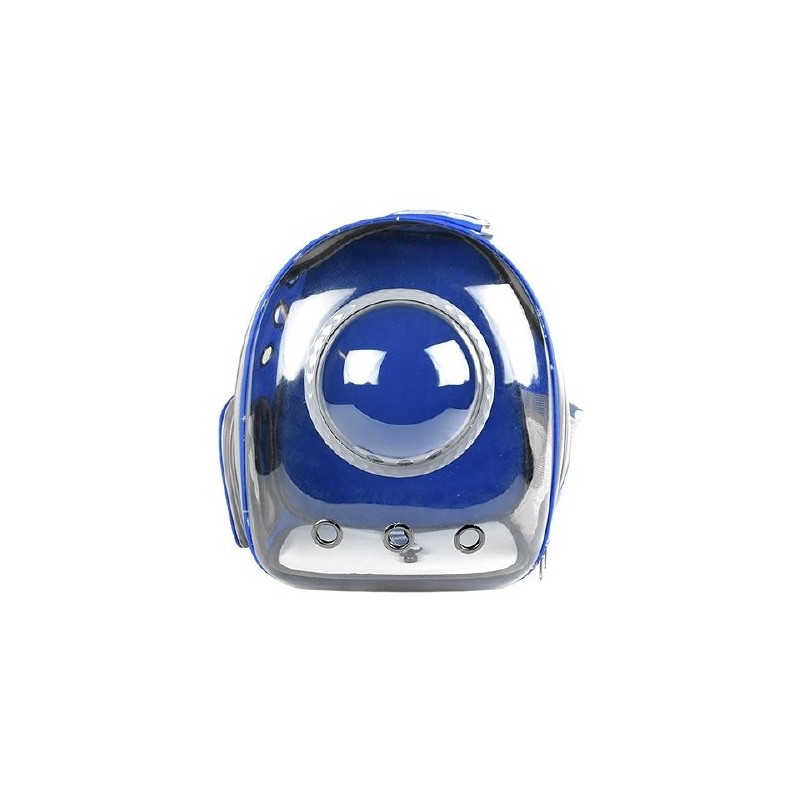 MOCHILA BURBUJA P/MASCOTAS AZUL
