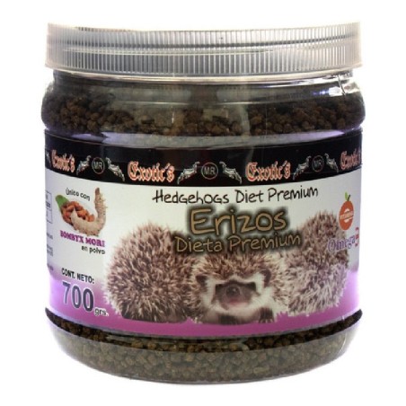 ALIMENTO ERIZO EXOTICS BOMBYX 700GRS