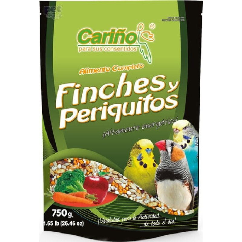 ALIMENTO P/ FINCHES Y PERIQUITOS 750G.