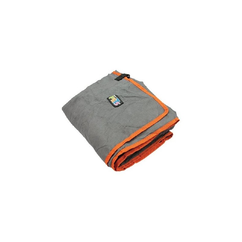 CUBRE ASIENTO DE TELA GRIS