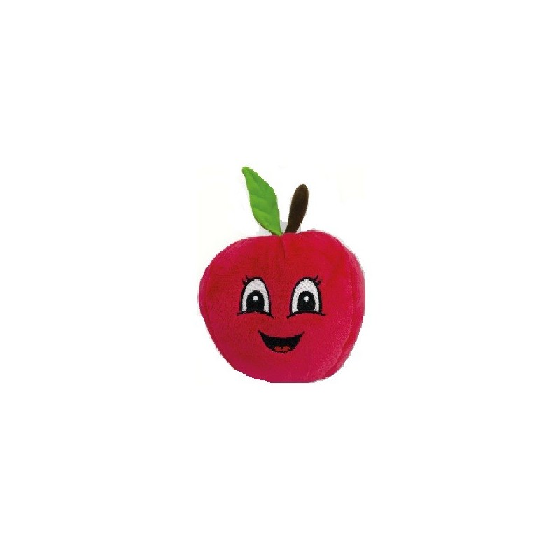 FLUFFY CHUMS PELUCHE MANZANA ROJA 16cm