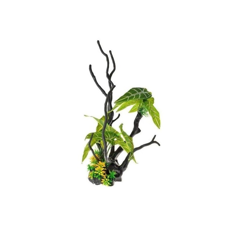 PLANTAS DE MADERA FLOTANTE VERDE 40 CM.