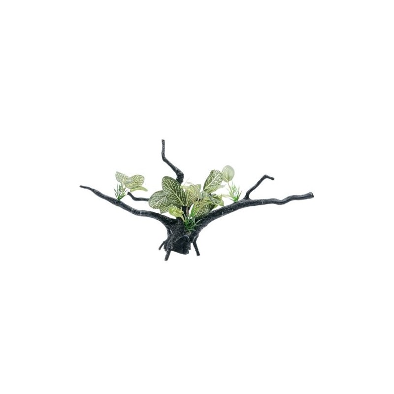 PLANTA DE MADERA FLOTANTE VERDE 35 CM.