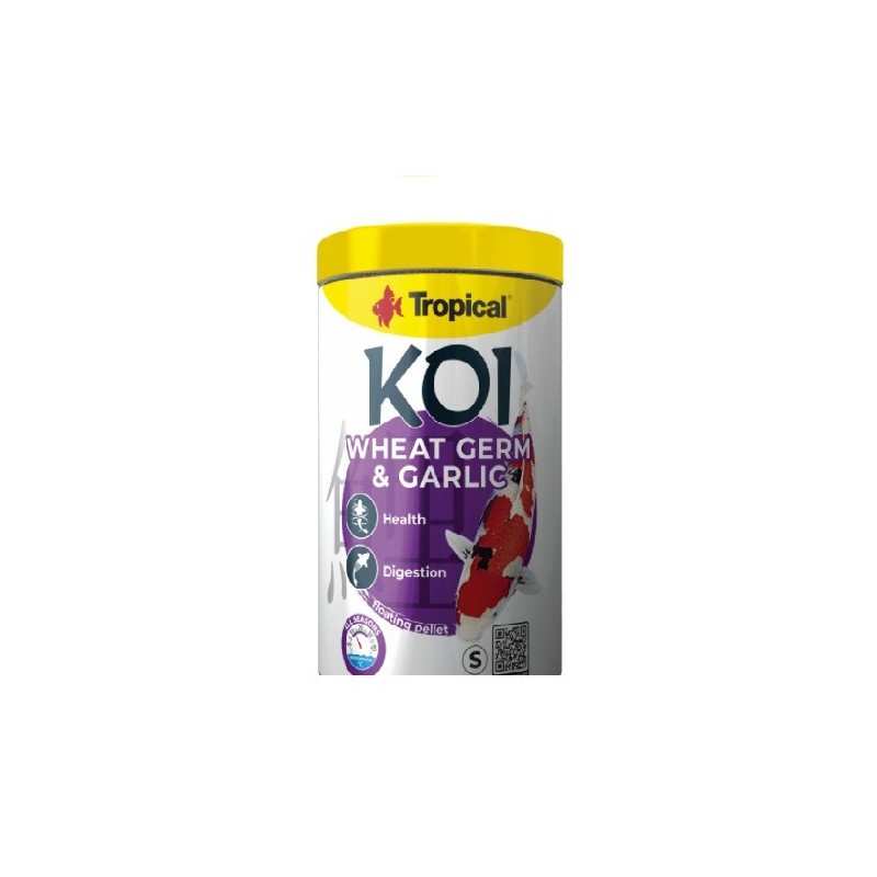 KOI WHEAT GERM & GARLIC PEL SIZE L 1.5KG