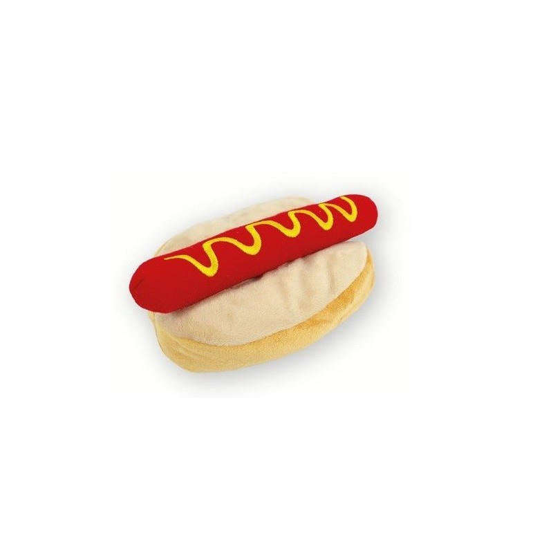 FLUFFY CHUMS PELUCHE HOT DOG 17CMS