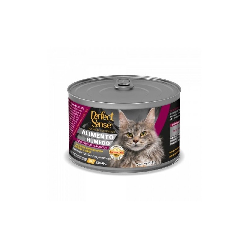 PERFECT SENSE LATA P/GATO 140GR.