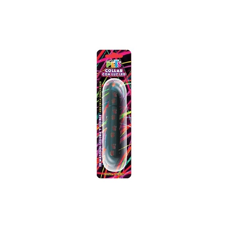COLLAR LED HUELLAS MED