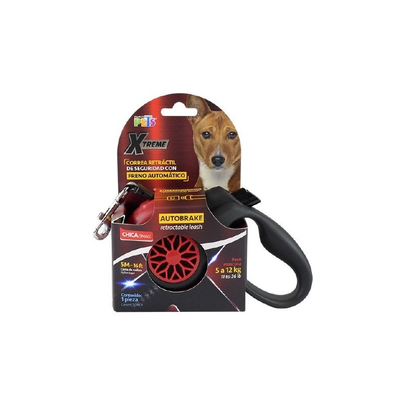 CORREA RETRACTIL CH C/AUTOBRAKE XTREME (5M/5-12KGS)